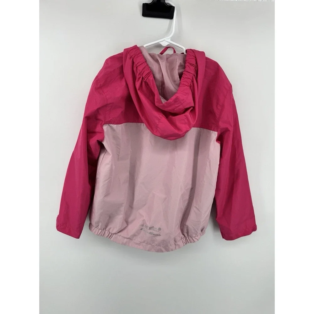 Eddie Bauer Girls Hooded Jacket Shell, Pink, Size Small 7/8 - Picture 3 of 7